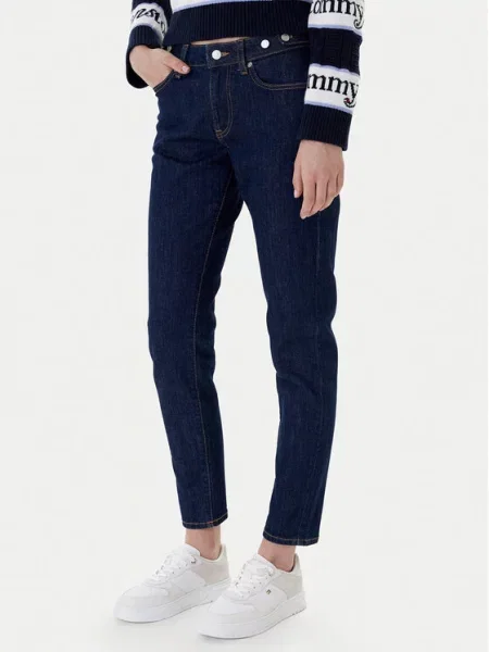 Tommy Jeans Jeansy Lucy Granatowy