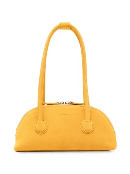 Geantă shopper Marge Sherwood din piele de căprioară galben