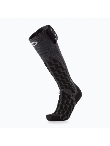 Therm-ic Powersocks Heat Fusion Uni szürke/fekete fűtött zokni. Méret: EU fekete