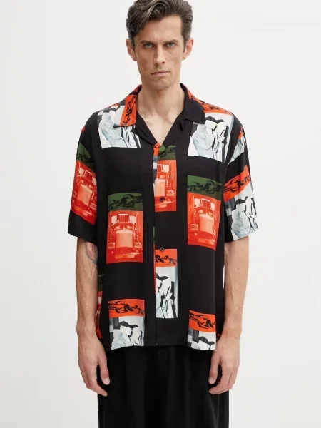 Carhartt WIP S/S Sean Hamilton Shirt cămașă cu vâscoză bărbătească