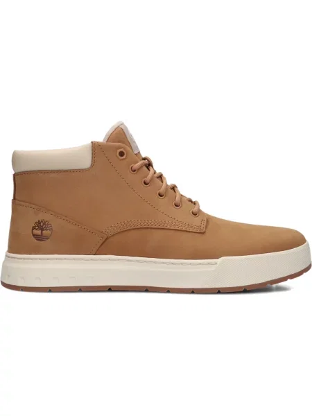 Botki Timberland sznurowane koronkowe brązowe