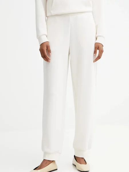 Armani Exchange pantaloni de trening uni bej