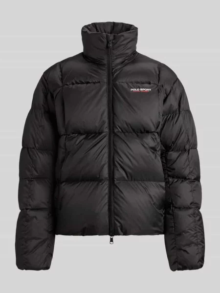 Kurtka pikowana o kroju regular fit z detal z logo Polo Ralph Lauren czarna