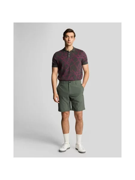 Szorty pięć kieszeni Lyle & Scott zielone