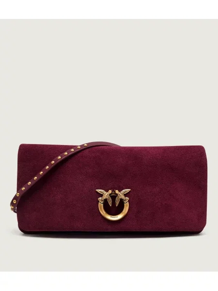 Pinko Geantă pe umăr Click Soft Horizontal Classic | piele întoarsă