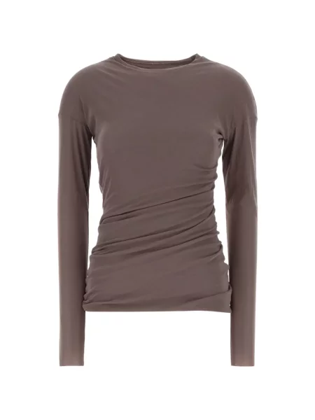 Top Jil Sander drapat maro