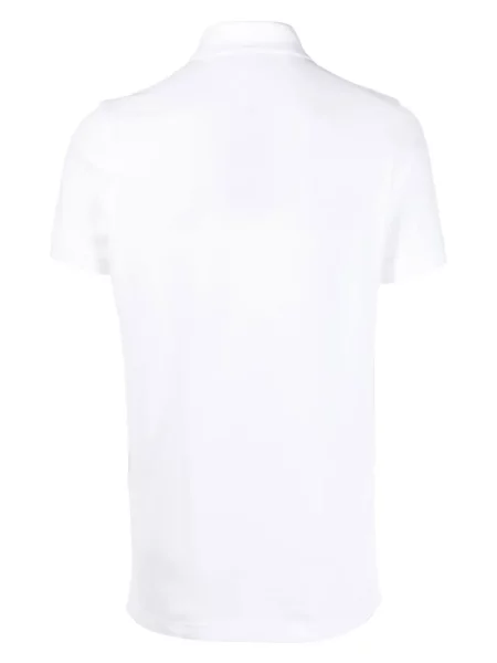 Polo Tommy Hilfiger cu broderie alb