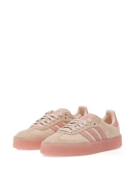 Sneakerși Adidas Gazelle din piele cu bretele albastru