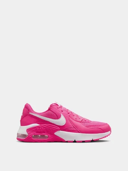 Кожаные кроссовки Nike розовые