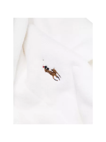 Szlafrok Polo Ralph Lauren frotte biały