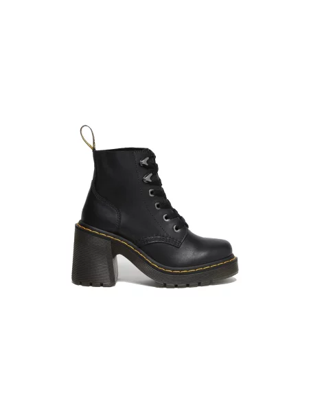 Dr. Martens Obuwie Kobieta 37 EU Skóra Skórzane sznurowane botki czarny
