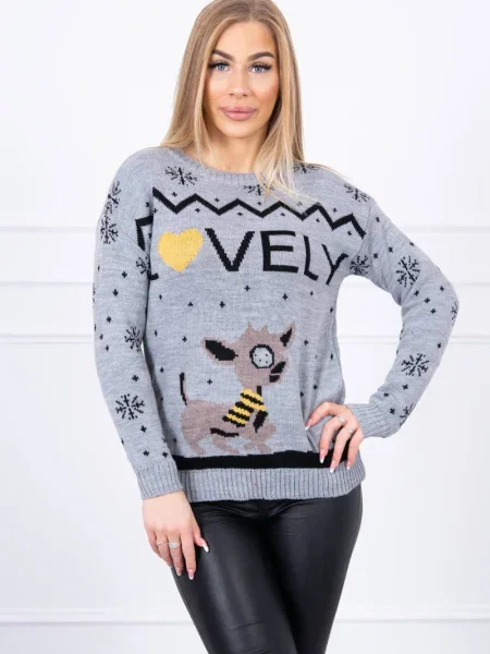 Pulover Kesi cu inscripții