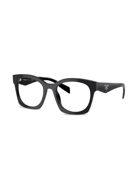 Raštuotos saulės akiniai Prada Eyewear juoda