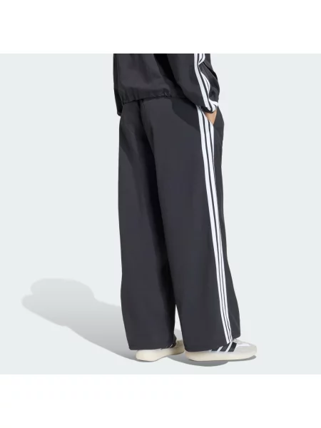 Sportovní kalhoty Iconic Woven Wide Leg with Bunjees bílé