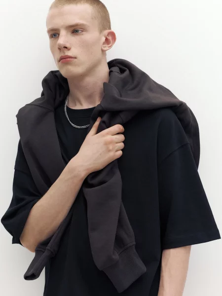 Pull&Bear Tricou negru