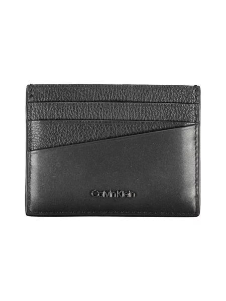 Portfel Calvin Klein skórzany elegancki czarny