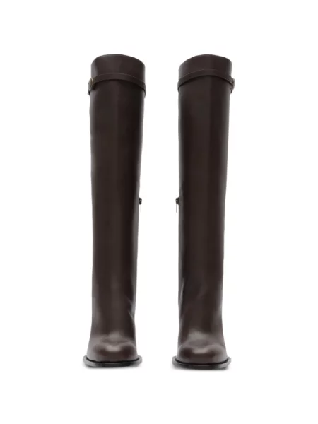 Botine Burberry din piele maro