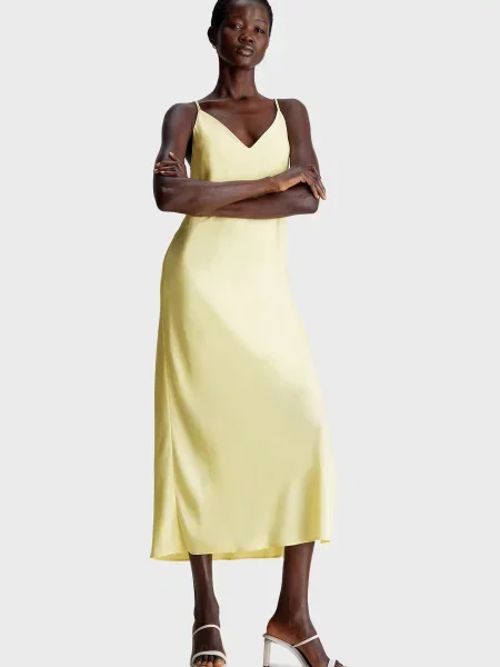 Сукня міді Calvin Klein жовта