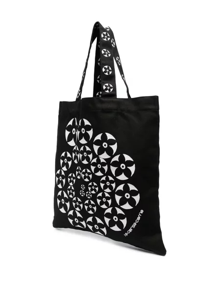 Geantă shopper 10 Corso Como cu imagine negru