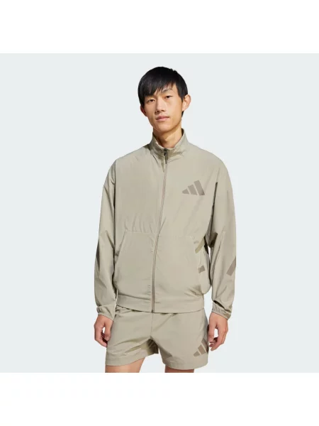 Bluza dresowa adidas Z.N.E. Woven beżowa