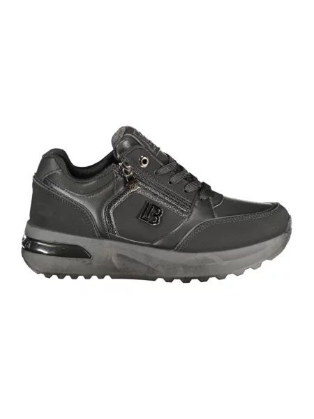 Sneakersy Laura Biagiotti skórzane czarne