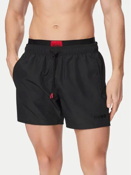 HUGO Szorty kąpielowe Galaxy Swim czarny