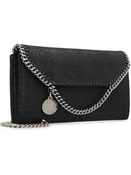 Stella McCartney FALABELLA CONTINENTAL portfel czarny