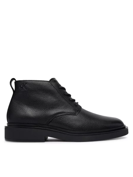 Calvin Klein Ghete Sq Rubber Desert Boot Lth negru