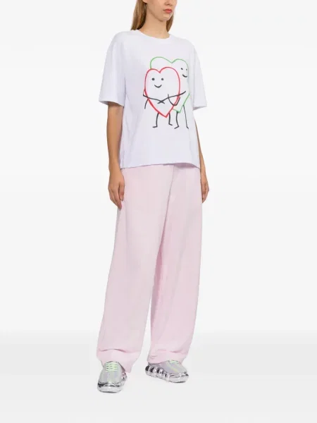 Tricou Joshua Sanders cu imagine alb