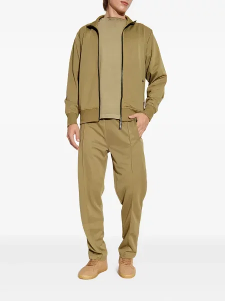 Pantaloni Palm Angels cu dungi verde