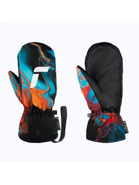 Детски скиорски ръкавици Reusch Carter R-Tex XT Junior Mitten flame черно
