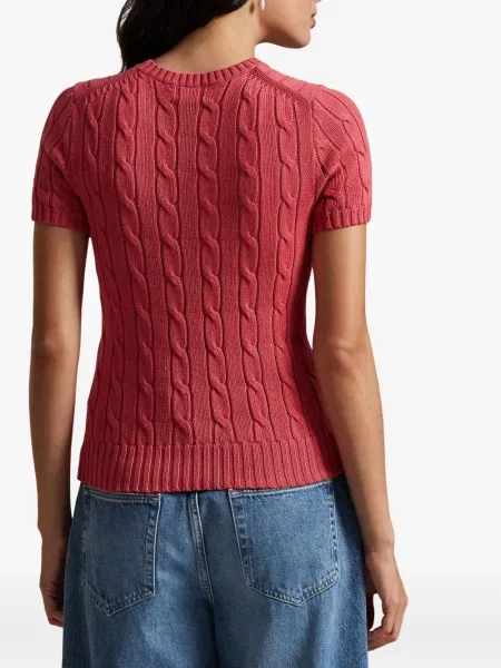 Dugo rebrasti s ovratnikom polo majica Polo Ralph Lauren plava