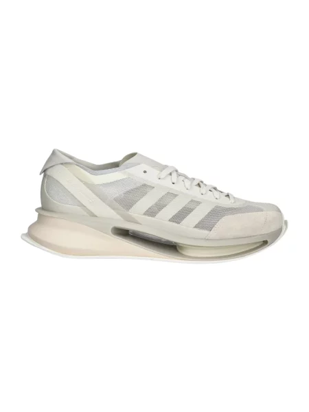 Buty do biegania Y-3 skórzane do biegania beżowe