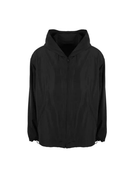 Kurtka Balenciaga z logo czarna