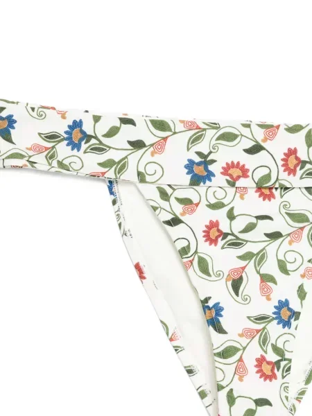 Virágos bikini Farm Rio nyomtatás fehér