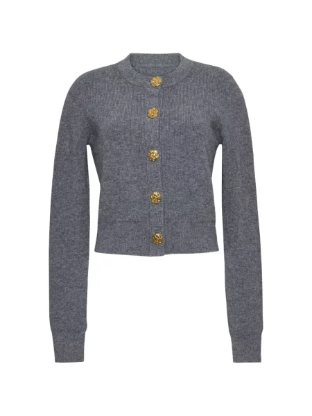 Cardigan Cara Cara cu model floral gri
