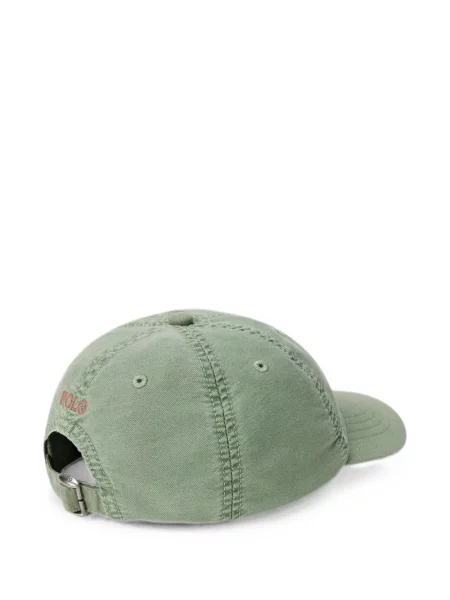 Czapka z daszkiem dziecięca Polo Ralph Lauren zielona