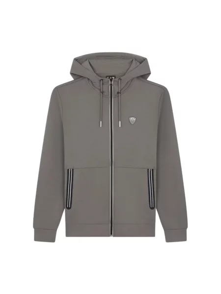 Bluza z kapturem Emporio Armani Ea7 z kapturem szara