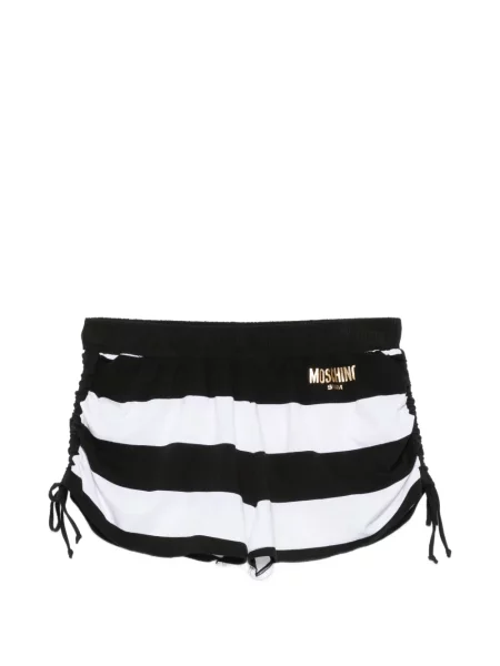 Pantaloni scurți Moschino cu cordon negru