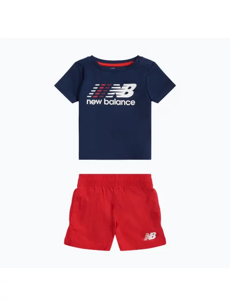 Gyerek sport póló New Balance haditengerészet