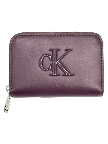 Calvin Klein Portofel BOLD roșu vin violet