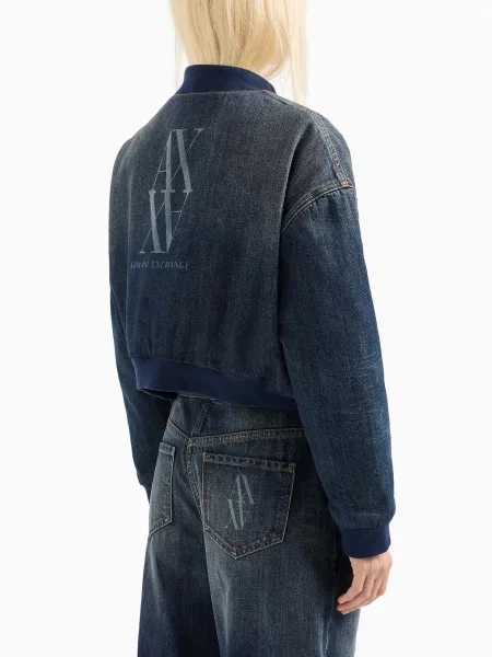 Джинсовая куртка Armani Exchange синяя