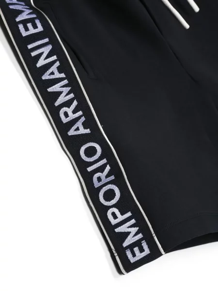 Szorty dziecięce Emporio Armani niebieskie