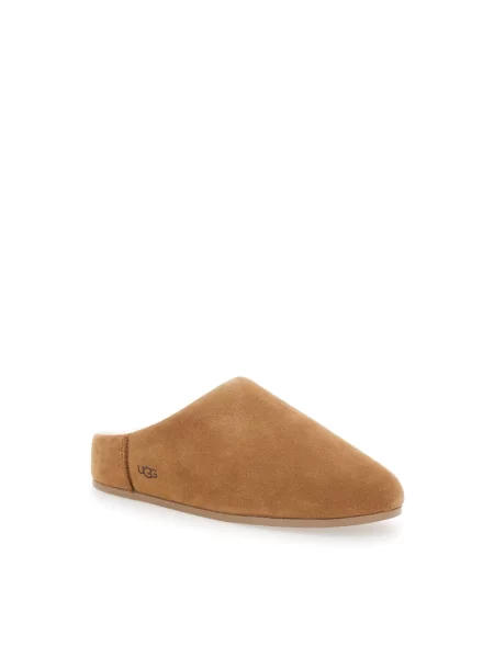 UGG kapcie zamszowe Elea Slip-On brązowy