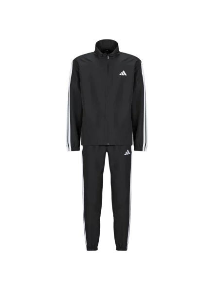 Prugasti sportski komplet Adidas crna