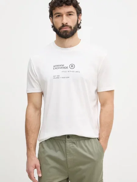 Armani Exchange T-shirt biała