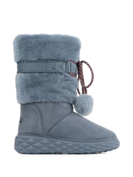 Botine Jimmy Choo din piele de oaie albastru
