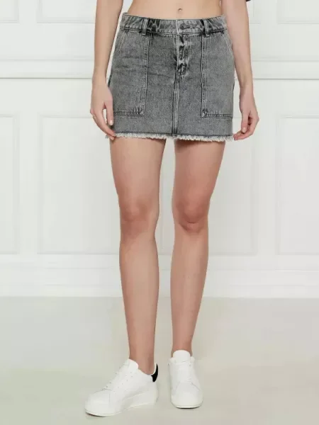 Michael Kors De blugi fustă FRAYD gri