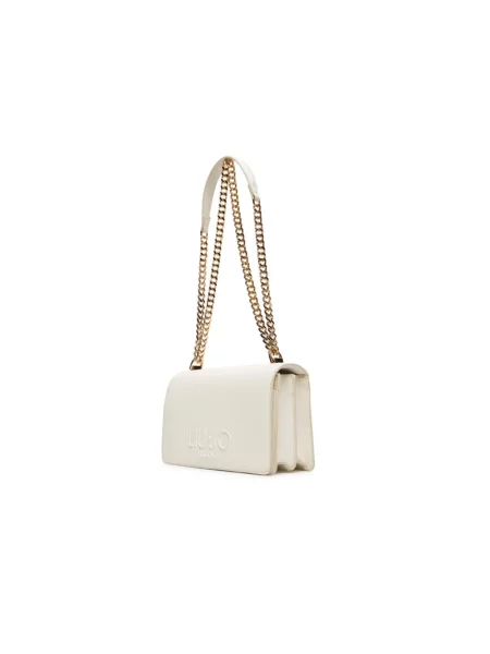 Liu Jo Torebki Kobieta Beżowy ONE SIZE Skóra Halona Shoulder Bag biała