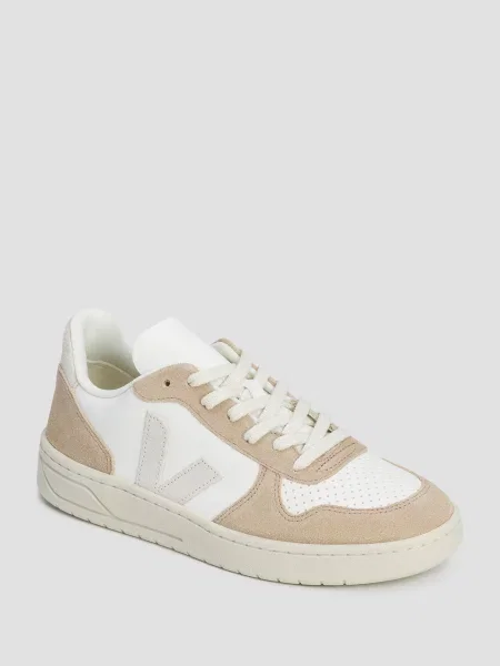 Veja CHROMEFREE LEATHER WHITE NATURAL SAHARA Kobiety Buty sportowe Veja Size: 4 biały